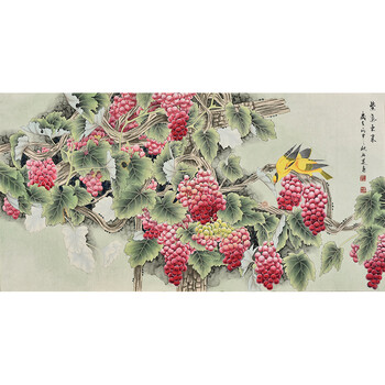 李子千《梦蝶系列四》06拍卖已结束中国工笔画学会 刘宗卫《香远益