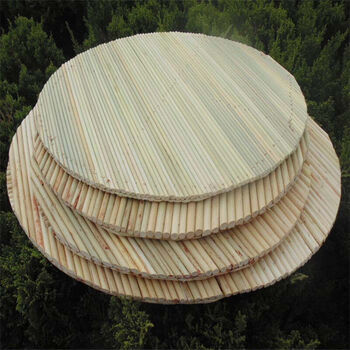 高粱杆盖农家盖帘饺子帘饺子拍饺子盘篦帘垫餐垫一个 25厘米