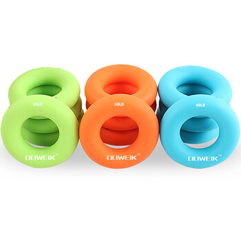 杜威克握力圈器手指锻炼手部力量康复训练男女练小臂圆形蓝色40磅