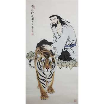 河北省美,书双协 马春耕【罗汉  虎】06拍卖已结束中国解放军某部