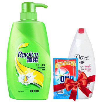 原装进口飘柔洗发水洗发露 三合一护理洗发水1000ml 2077