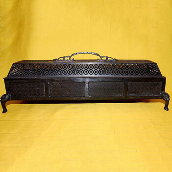 铜香炉铜香炉卧炉线香炉香薰炉铜仿古摆件卧炉式香盒大号 紫铜卧香炉