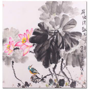 《江渚夕晖》默认出价次数价格06职业画家 秋田《醉酒图1》拍卖已