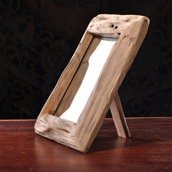 百越森 镜框 东南亚工艺品镜框 创意家居仿古实木穿衣镜柚木镜框