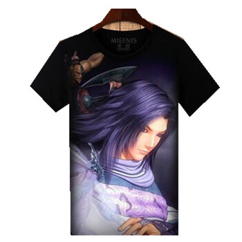 颖熙梦秦时明月卫庄春夏装学生圆领男短袖t恤短袖男大码男t恤 4 l