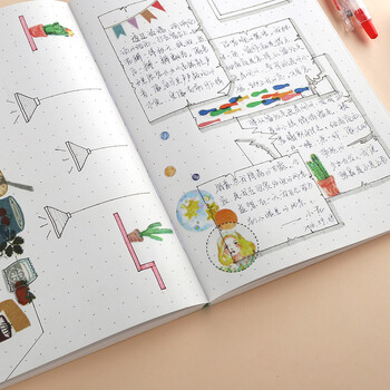 kinbor三拼144张A5手帐本子内芯/手账本内页替芯(空白/圆点/方格)升级版DTB6606-1 kinbor三拼144张A5手帐本子内芯/手账本内页替芯(空白/圆点/方格)升级版DTB6606-1