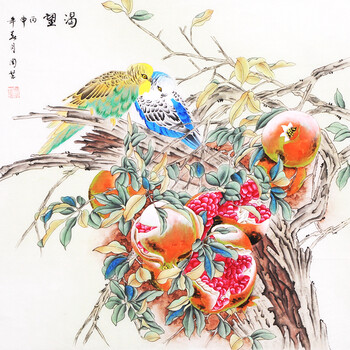 著名工笔画家 周芸《渴望》