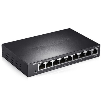 普联（TP-LINK） SF1009P 9口百兆8口POE非网管PoE交换机