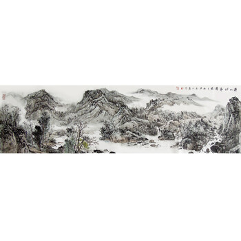 《文姬著书图》拍卖已结束06韩永良中国当代著名山水画家