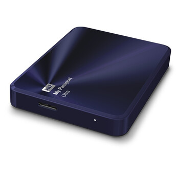 
                                西部数据（WD）My Passport Ultra 金属版USB3.0 2TB 超便携移动硬盘 （宝石蓝）WDBEZW0020BBA            