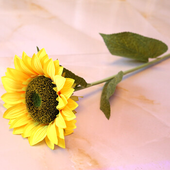 空间仿真向日葵花太阳花套装客厅落地仿真花室内装饰花单支假花插花