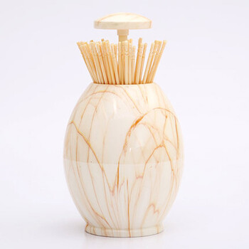 创意塑料牙签筒 欧式牙签盒 自动家用客厅饭店专用 按压式简约牙签盒