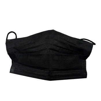 澳欧(aoocn) 黑口罩防护口罩 黑色三层口罩 大咖同款 防尘 防絮时尚