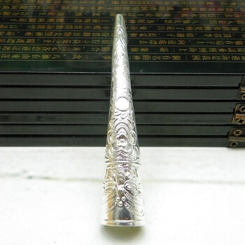 龙盘后宫甄嬛传护甲华妃款清朝故宫皇后千手观音景泰蓝指甲套演出道具