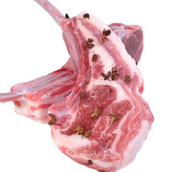 肉知味 内蒙古法式羊排500gx2袋 法式羊肋排 已分割单排 