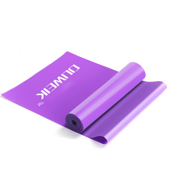 杜威克 弹力带 瑜伽拉力绳男女健身阻力带运动拉伸力量伸展带 紫色18磅 杜威克 弹力带 瑜伽拉力绳男女健身阻力带运动拉伸力量伸展带 紫色18磅