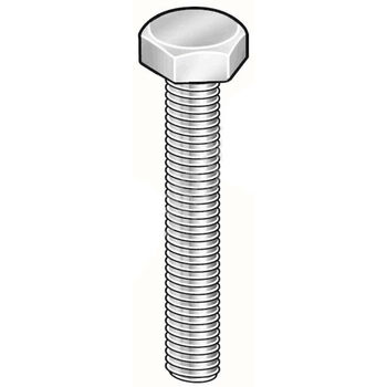 8级外六角螺栓m12x45蓝白锌