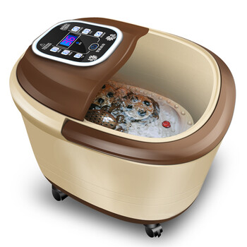 雅美娜足浴盆全自动按摩洗脚盆泡脚盆深桶 足浴器按摩电动加热恒温送