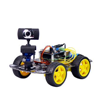 酷道sm9 raspberry pi树莓派3b wifi视频智能小车机器人diy套件 巡线