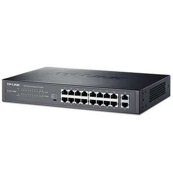 普联(TP-LINK) TL-SL1218MP 16口百兆PoE交换机 2个千兆口 普联(TP-LINK) TL-SL1218MP 16口百兆PoE交换机 2个千兆口