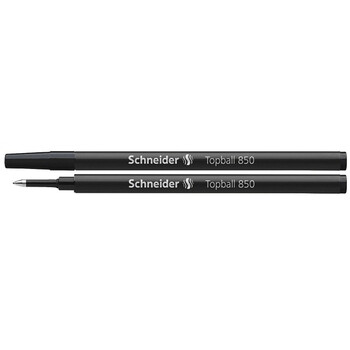 施耐德（Schneider）德国进口笔芯签字笔芯经典Base替芯进口中性笔芯0.5mm黑色850 3支装