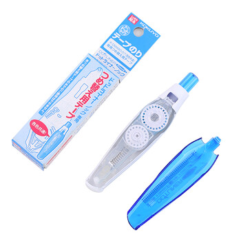 国誉(KOKUYO)笔式点点胶双面胶带本体 7mmx8m蓝色1个 TA-DM480-07B 国誉(KOKUYO)笔式点点胶双面胶带本体 7mmx8m蓝色1个 TA-DM480-07B