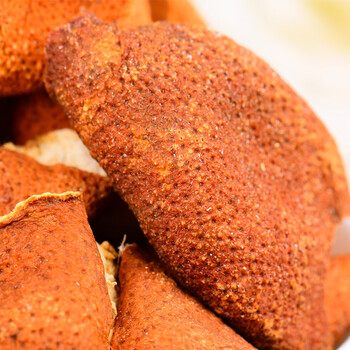 栢晟 新会陈皮 泡茶 老陈皮 陈皮丝 陈皮块 250g_ 4折现价栢晟 新会