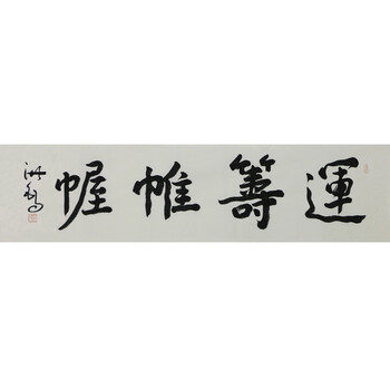 原中国书法研究院博士生导师  王洪锡 《运筹帷幄》