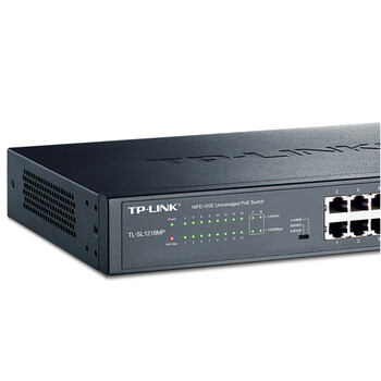 普联(TP-LINK) TL-SL1218MP 16口百兆PoE交换机 2个千兆口 普联(TP-LINK) TL-SL1218MP 16口百兆PoE交换机 2个千兆口