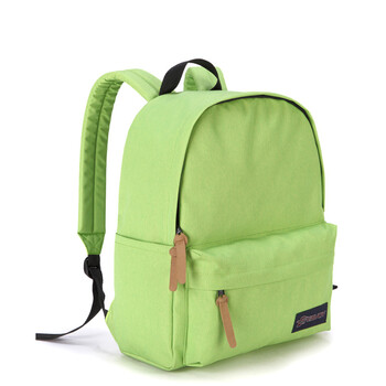 双肩包女潮背包男大学生高中生双肩书包中学生初中生书包 浅绿色