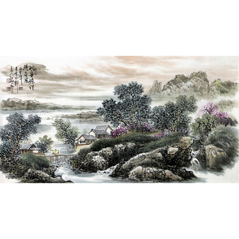 吕云所弟子 王红旭《桃花源里的春风》06拍卖已结束齐派实力派画家