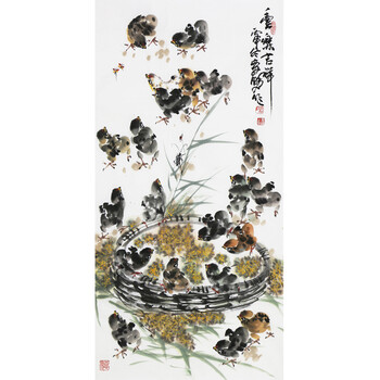 拍卖已结束上海美协会员 石芳《荷趣图》06拍卖已结束河南美协会员