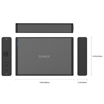 奥睿科(ORICO)移动硬盘底座3.5英寸Type-C硬盘座台式机械硬盘盒SATA串口SSD固态外置盒子外壳 黑色7688C3 奥睿科(ORICO)移动硬盘底座3.5英寸Type-C硬盘座台式机械硬盘盒SATA串口SSD固态外置盒子外壳 黑色7688C3