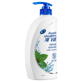 
                                        
                                                            海飞丝洗发水怡神冰凉薄荷750ml 持久去屑止痒清爽                