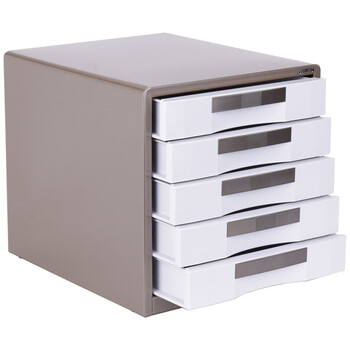 得力(deli)5层带锁手拉办公桌书桌桌面收纳盒文件柜收纳柜抽屉式储物柜资料柜带索引标签试卷学科分类灰色 得力(deli)5层带锁手拉办公桌书桌桌面收纳盒文件柜收纳柜抽屉式储物柜资料柜带索引标签试卷学科分类灰色
