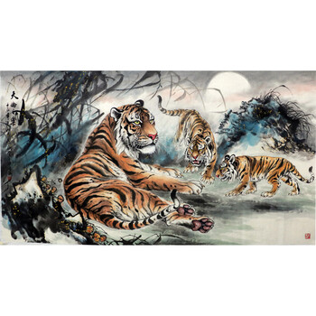 家协会会员 李志宏手绘小八尺 鸿运当头06拍卖已结束现代实力派画家