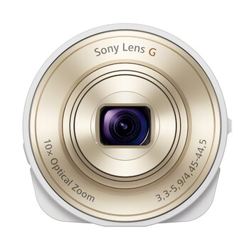 索尼（SONY） DSC-QX10 镜头式数码相机 白色（1820万有效像素 10倍光学变焦 25mm广角 WIFI/NFC随时分享）