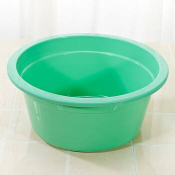 茶花chahua脸盆洗脸盆塑料盆洗衣洗漱盆绿色