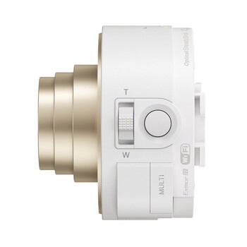 索尼（SONY） DSC-QX10 镜头式数码相机 白色（1820万有效像素 10倍光学变焦 25mm广角 WIFI/NFC随时分享）