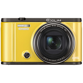 卡西欧（CASIO）ZR3500 数码相机  （1210万像素 3.0英寸液晶屏 12倍光学变焦 25mm广角）黄色
