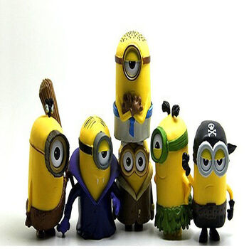 英雄联蒙周边手办 蛮王剑圣盲僧琴女刀妹ez阿狸公仔模型玩具 小黄人a7