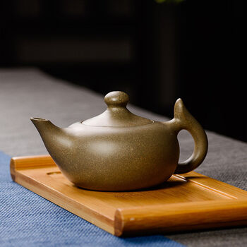 尊壶 宜兴原矿紫砂壶茶壶名家手工功夫茶具壶天外飞仙壶200ml 天外飞