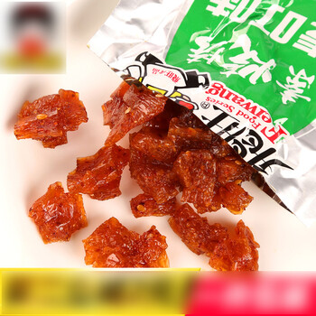 包邮湖南特产 飞旺烧烤素蹄筋味48gx20袋非真香香菇肥牛辣条整盒