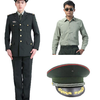 sigetu 军迷表演服冬常服男女套装干部常服工作服两件套 男冬常服