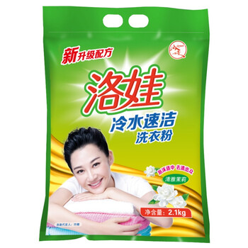 洛娃 冷水速洁洗衣粉2.1kg