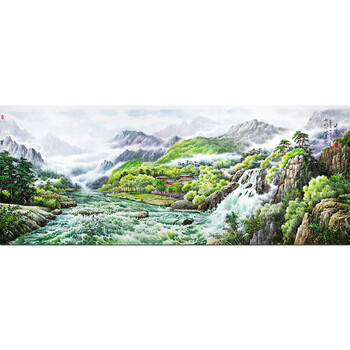 北京欢迎你"作者 付耀华《上善若水》06拍卖已结束国家一级美术大师