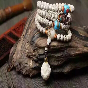 开光星月菩提多圈手链金刚多圈手链配菩提根顶珠男女款手串 款式三