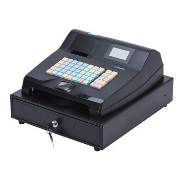 浩顺(hysoon)t71-30 电子收款机 收银机 一体机 白色 黑色 超市套餐