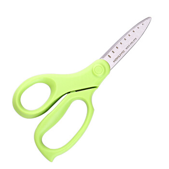国誉(KOKUYO)学生剪刀FIT SAXA飞特飒飒剪刀儿童安全型左手专用款 绿色1把 WSG-HSL270G