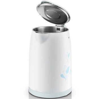 美的（Midea）电水壶进口温控无缝全钢电热水壶WH415E2b（烧水壶)